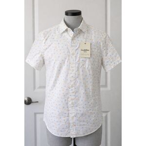Goodfellow & Co Slim Fit Shirt NWT Small White Short Sleeve Button Down